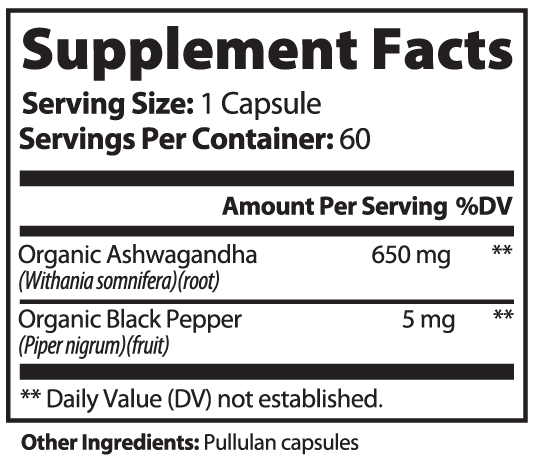 HLTH-Ashwagandha Power Supplement